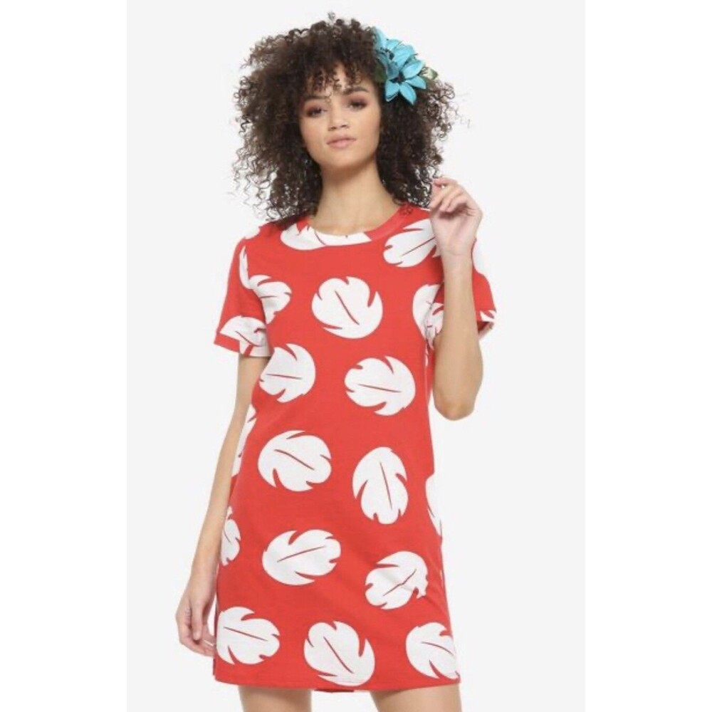 Disney Hot Topic Cosplay Dress Lilo & Stitch Hawaiian Floral Size XS New w Tag